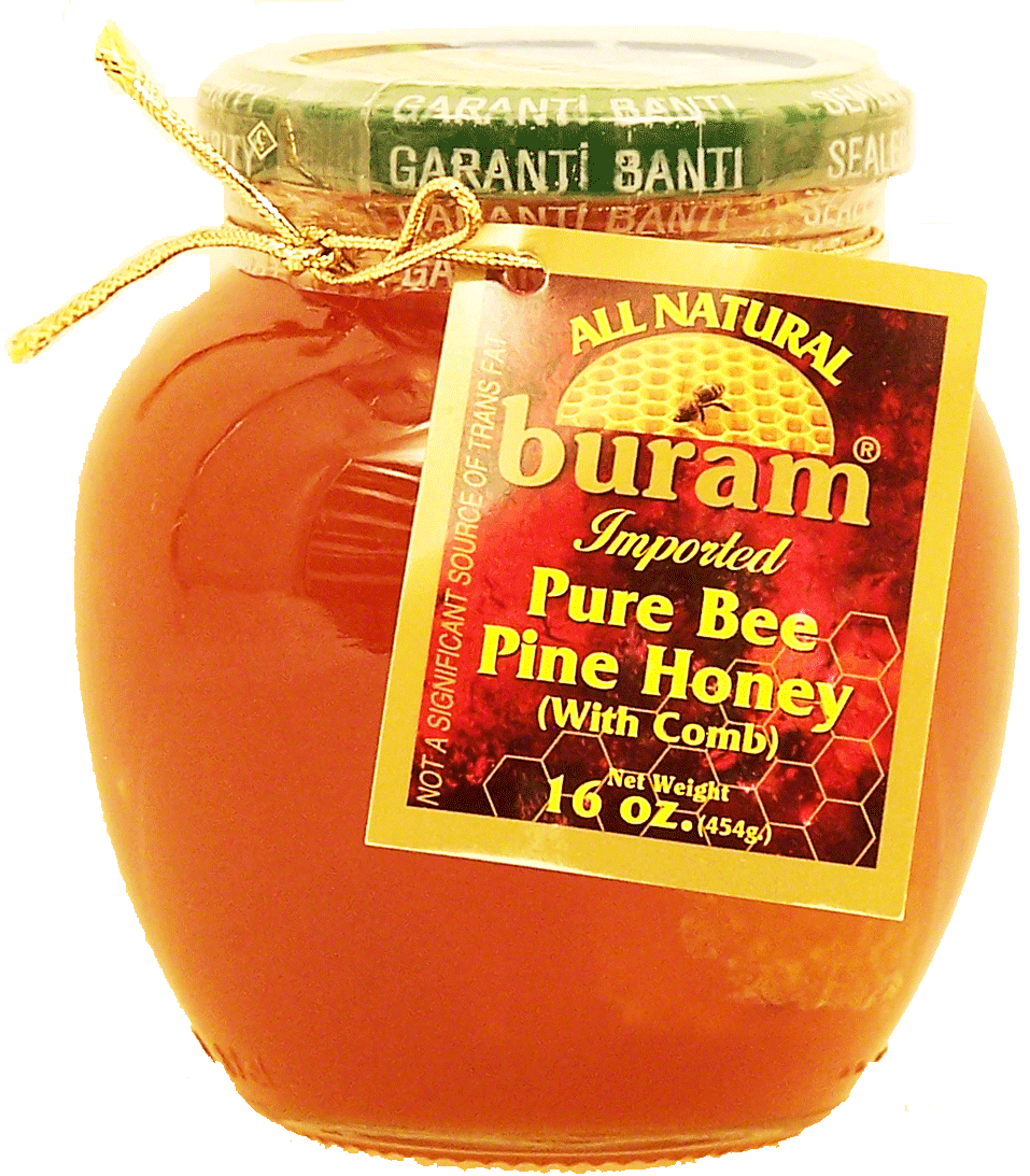 buram  imported pure bee pine honey with comb Full-Size Picture